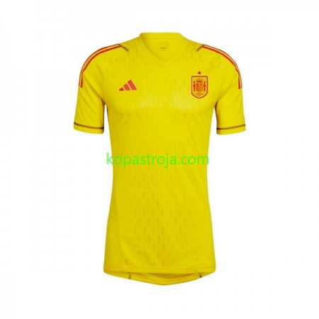 Billiga Fotbollströjor Spanien Målvakt Hemma tröja 2022/23 Kortärmad